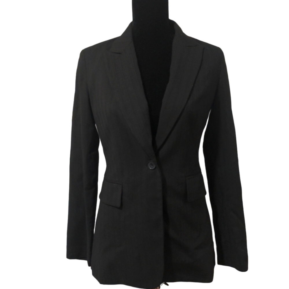 Pinstripe Suiting Blazer